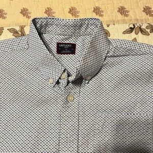 Boys UNTUCKit 100% Cotton Fish logo Short Sleeve Shirt 14